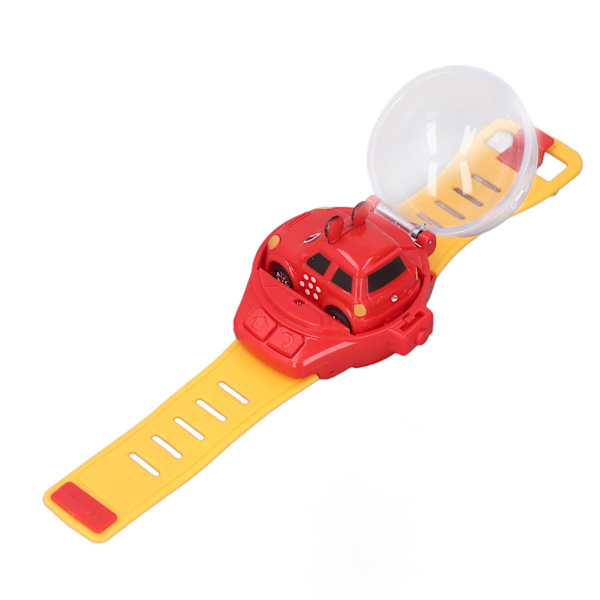 Mini RC Bilklokke USB-lading Silikonarmbånd Håndleddleke for Gutter Jenter Rød