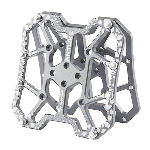 Clipless Pedalplattformsadaptrar av aluminiumlegering, cykelpedaladapter, cykelutrustning Red