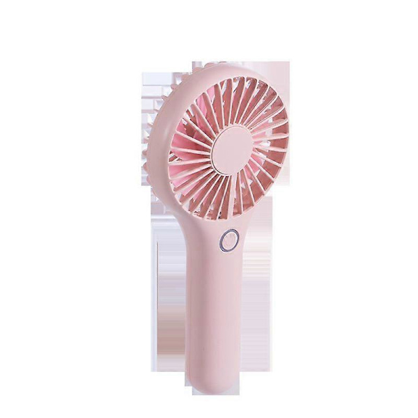 Mini hand USB-fläkt med 3 vindnivåer (rosa)