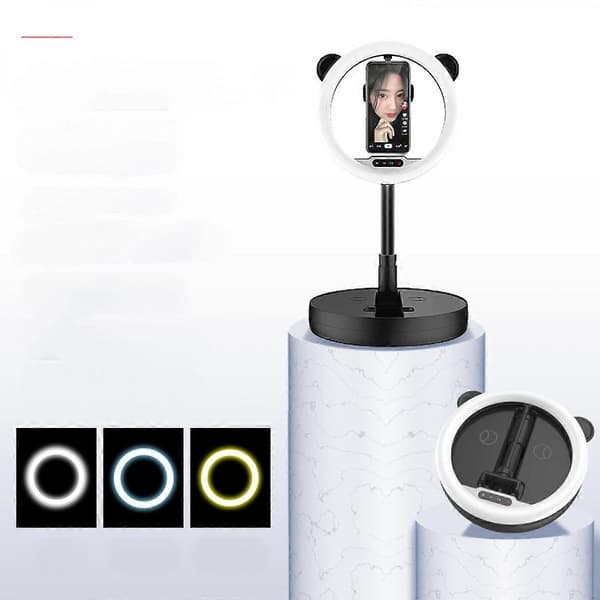 LED Ring Light Fyldlys Stativ Til Telefon Selfie Kamera Video Livestream
