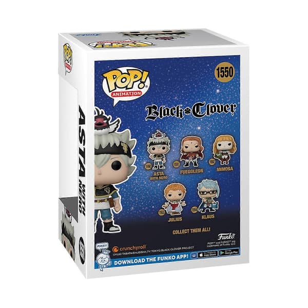Asta ja Nero Black Clover Pop! Anime Vinyylifiguuri Multicolor One Size