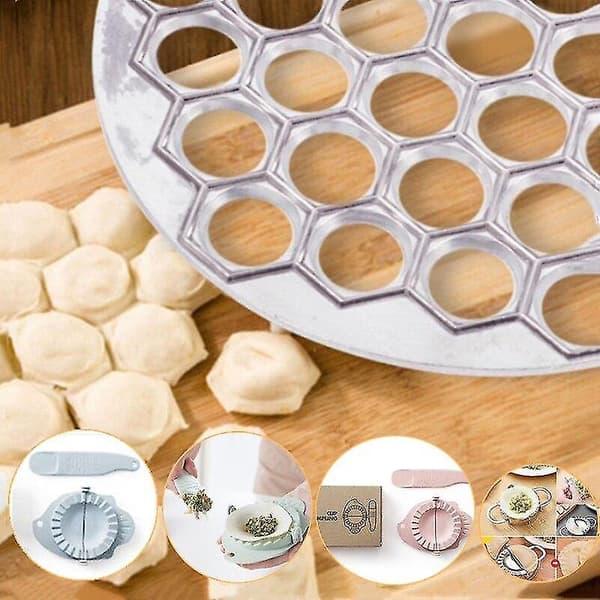 Bageplader til småkager Køkken Dej Dumpling Presseform Maker Ravioli Fremstillingsform DIY Maker Dumpling Form Pasta Form 37 No13439