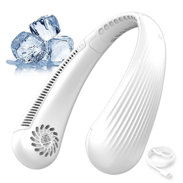 Kannettava Bladeless Personal USB Neck (VALKOINEN)