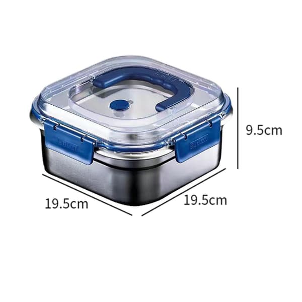 Matbeholder Forsegling Mat Lunsjbeholder for Kjøkken Arbeid Camping 1800ML multi