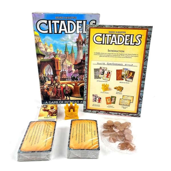 Rich Citadels Revised Edition -korttipeli, hauska strategia-, perhe- ja ystävyyspeli