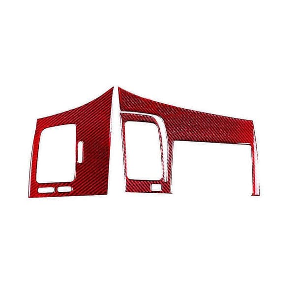 Röd Kolfiber Navigation & Kåpa Trim för 8:e Gen 2006-11
