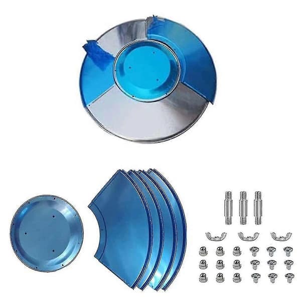 For Patio Heater Shield Replacement Accessories - Toppskjerm Reflektor Aluminium Vintervarmer Skjerm Reflektor