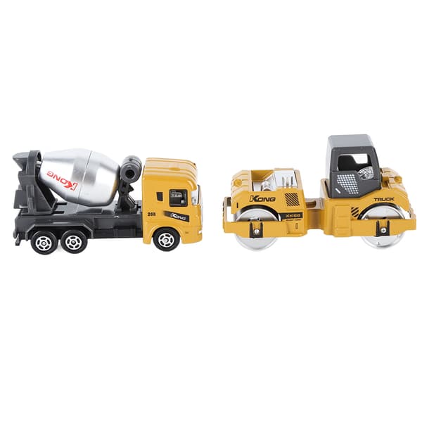 6 st 1 64 Legering Konstruktion Fordon Leksak Mini Bil Set Barn Julklapp