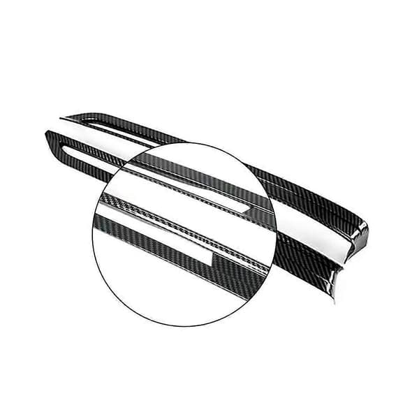 Bil Carbon Fiber Front Bumper Tåkelys Lampe Deksel Trim For -30 2020 2021