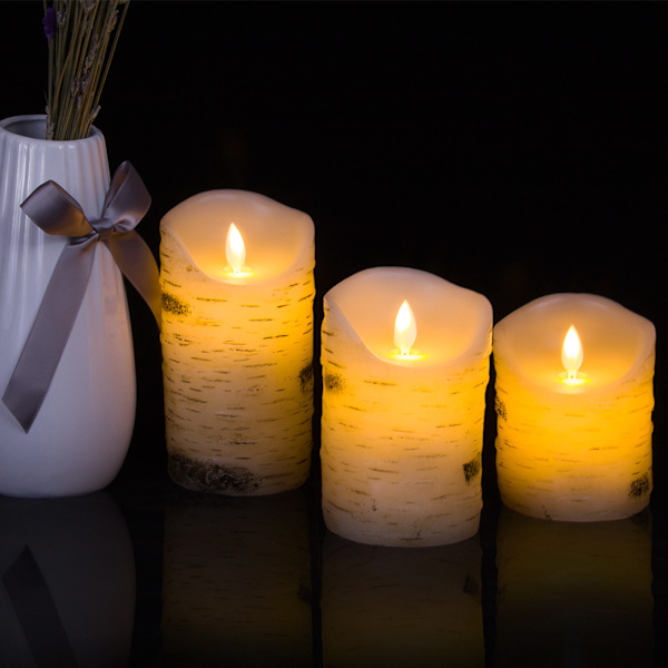 Twinkle Lights, Birkelys Sæt med 3 (H: 4\" 5\" 6\" x D:
