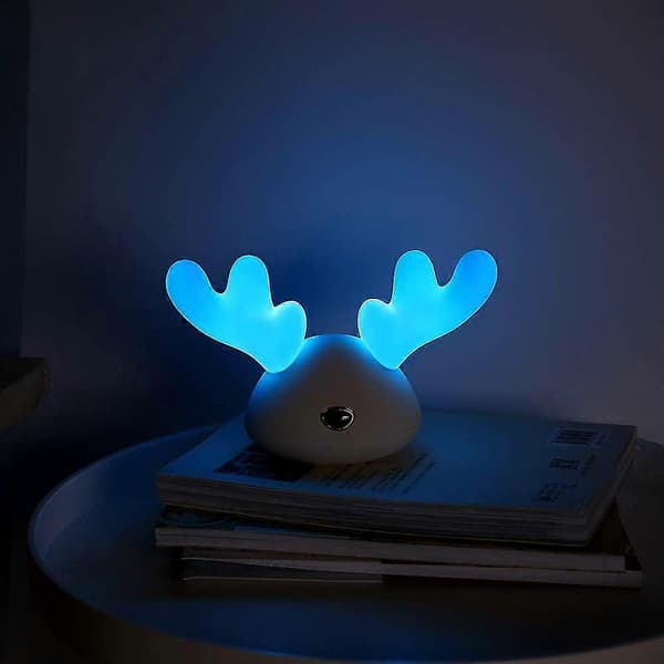 Nattlampe Barn Baby Dyr Timer Led Farge pink