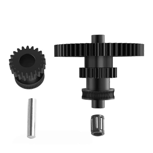 For Neptune 4/Pro/Plus/Max Nanobelagt Formstål Integrert Ekstrudergir CNC Utskriftssett 3D-Skriverdeler Black