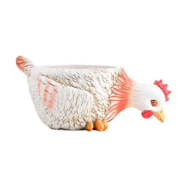 Djur Blomkruka Present Dekoration Trädgård Växtbehållare för Uteplats Chicken Optional