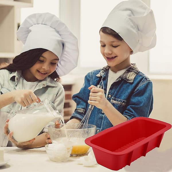 Kageforme & forme Silikone brødform Toastbrødform Rektangel Non-stick bageform