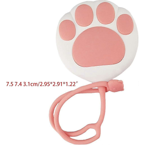 Tecknad Vinter Mini Handvärmare Bärbar USB Uppladdningsbar Cat Claw Handvärmare Power Bank Söt 2 i 1 Handvärmare Power Bank