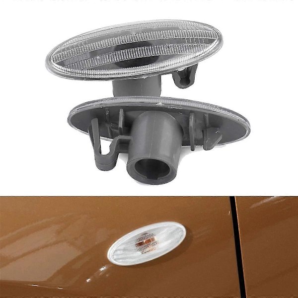 4X Side Marker Lys Blinklys Lampe Indikator for Square Juke Leaf Note Micra March Juke M
