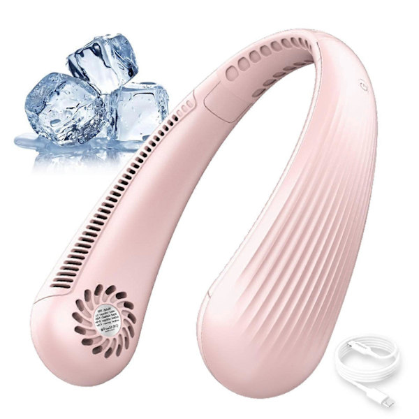 Bärbar bladlös personlig USB-hals (ROSA)