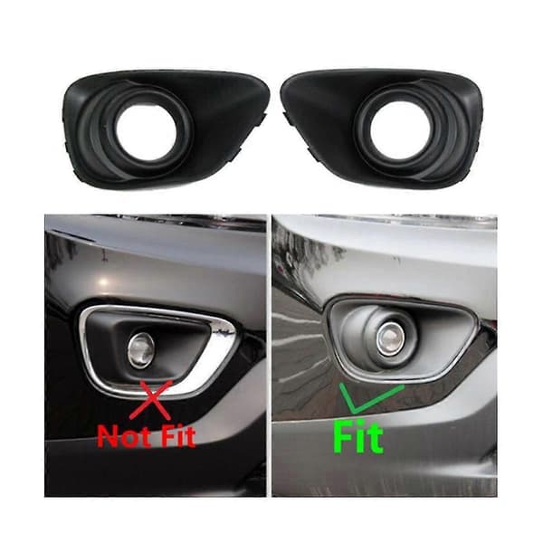 1 Par Frontfanger Tåkelys Deksel Grill Lampe Ramme 68109871aa 68109870aa Passer For Compass 2
