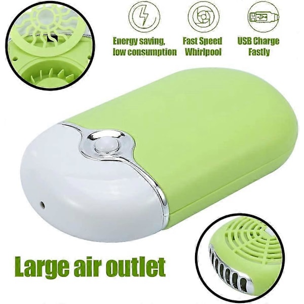 Mini Personal Handheld tuuletin, Ilmastointi Sähkötuuletin, USB Rechargeale Kannettava Jääkaappi