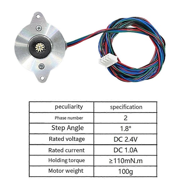Til Voron 2.4 NEMA14 BP Expressway Motor til Voron 3D Printer Orbiter Mini Ekstruder As Shown