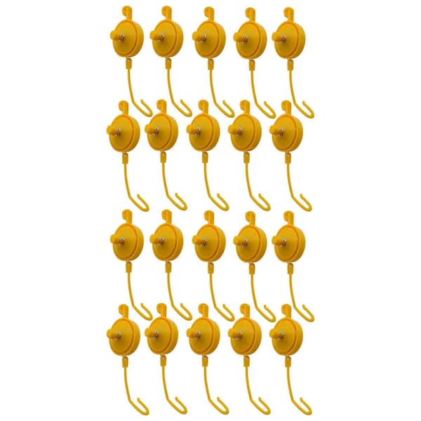 Plant Yoyo Växthängare med Stopp, Justerbart Inomhusväxtstöd Yo (20-pack)
