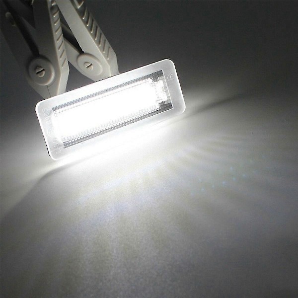 8x LED-nummerpladelys til Smart for Two Coupe Cabriolet 450 451