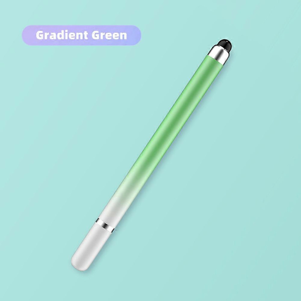 Universal 2-i-1 Stylus Penna För iOS Android Touch Penna Ritning Kapacitiv Penna För iPad Samsung Xiaomi Surfplatta Smartphone Green