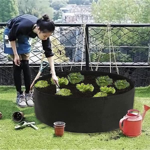 1X Non-woven plantepose (60*20cm) til blomster, gulerødder, agurker, bønner