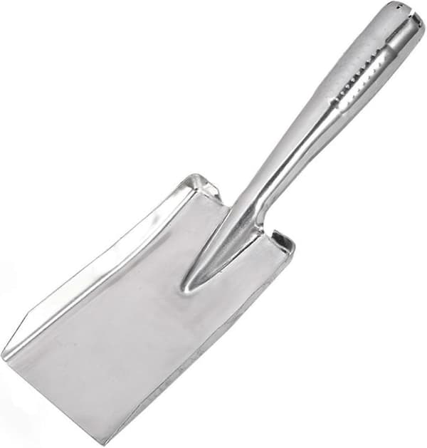 Trädgårdsspade i rostfritt stål, liten trädgårdsspade, mini handspade, perfekt för plantering, omplantering, ogräsbekämpning, grävning