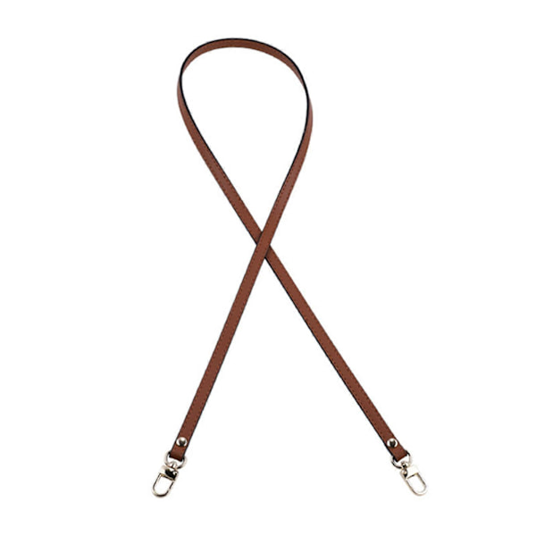 DIY Damväska Handgjorda Väskor Rem 99/109cm Handväska Axelrem med Spänne Crossbody Väska Ersättning Smal PU Rem kaffefärg Brown