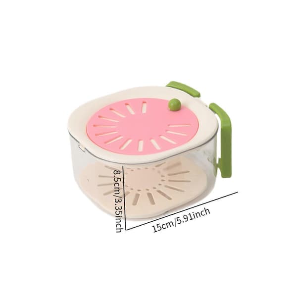 Dreneringskurv Hold Frisk Sil Matbeholder pink as described