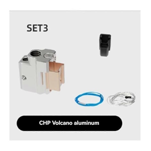 Til CHP Volcano Varmelegeme Blok Aluminium til 3D Printer 82W Varmerør 3D Printer Tilbehør As Shown