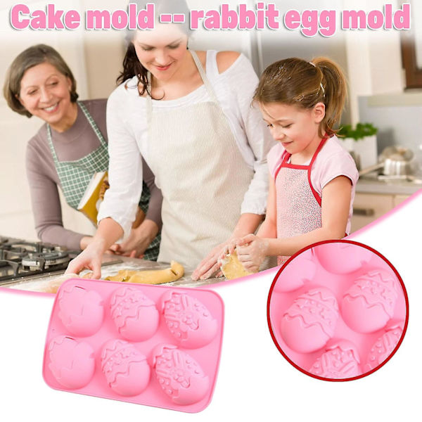 Kakeformer og -former Påske Silikonform Påskedagserie Sjokoladebaking Epoksyform
