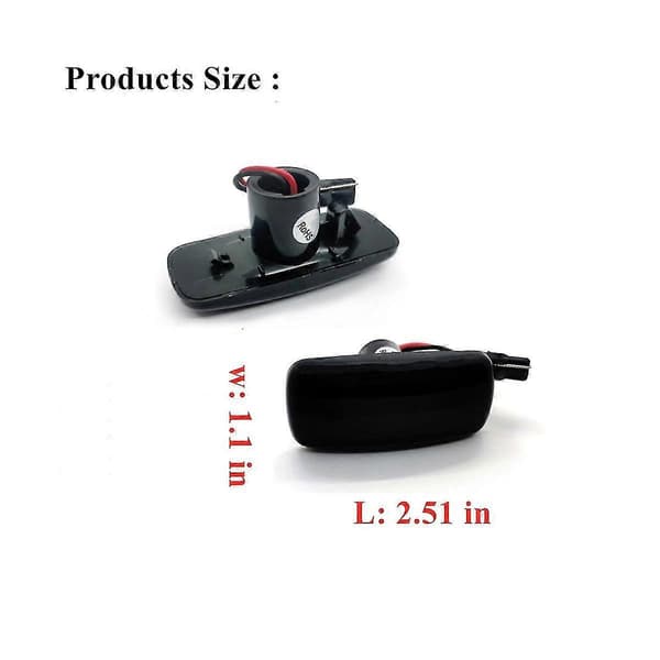 LED Sidemarkeringslys Dynamisk Sidelampe Blinklys Bil For Grand 200 300