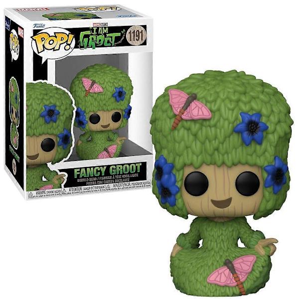 POP! Marvel Fancy Groot I Am Groot #1191 Vinyl Figur Ny Multicolor One Size
