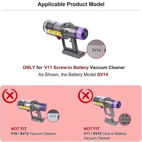 För V11 SV14 Dammsugare Stark Trigger Switch Montering, Uppgraderade Ersättningsdelar för Strömknapp