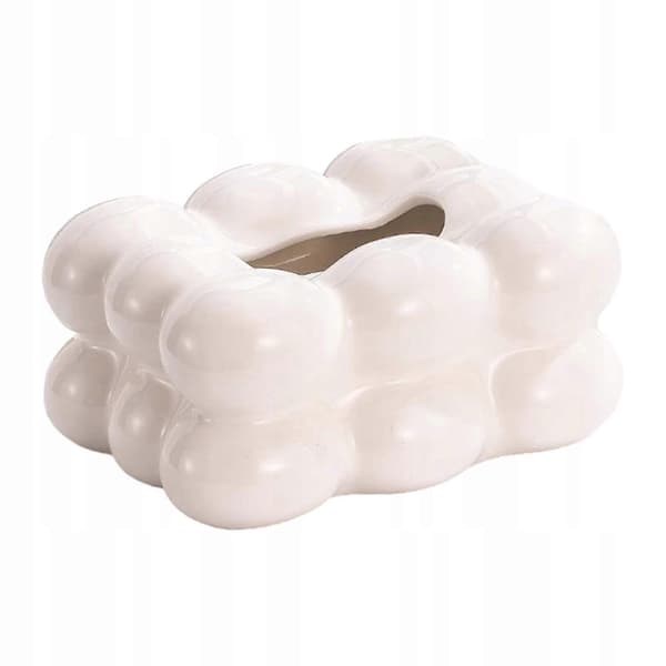 Servettfodral Keramikbehållare N white