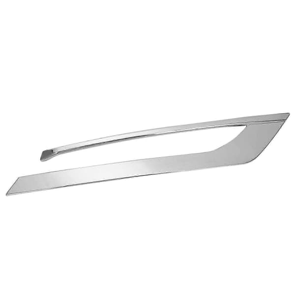 Bil ABS Krom Front Tåkelys Øyenbryn Dekorasjon Deksel Trim Stripe for S90 V90 2017-19 Eksteriør Acc Silver