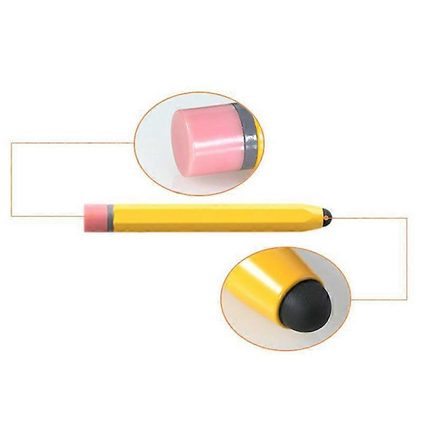 Børne Faux Crayon Touch Pen Nostalgisk Blyant Touch Screen Kapacitiv Pen til Android Iphone Ipad A1