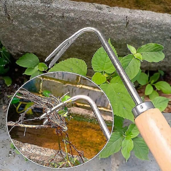 Hageredskaper for luking Rustfritt stål Rotfjerner Lukeverktøy og Roting Beste Gave Style B