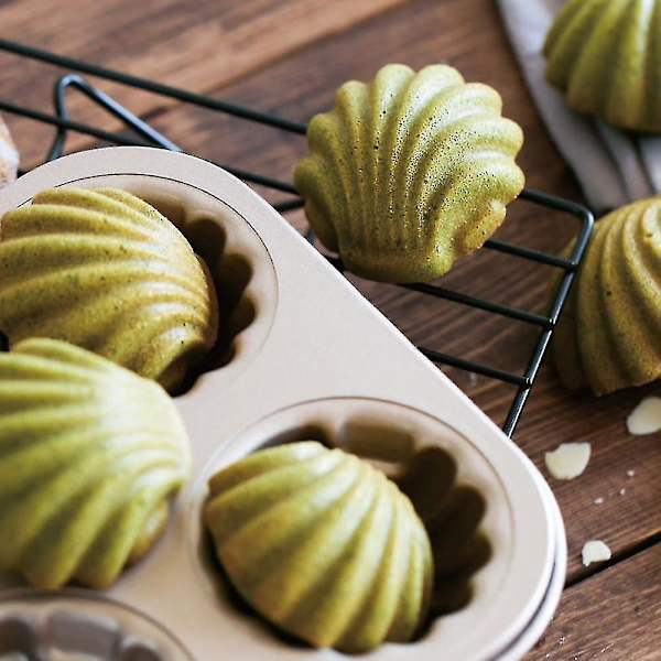 Kageforme 6 Hulrum Non-stick Shell Madeleine Pande Kageforme