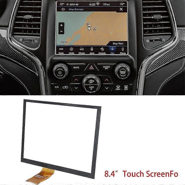 8,4 tums LCD-digitaliseringslins Ersättning Kontaktskärm För Limited Trailhawk & 18-20