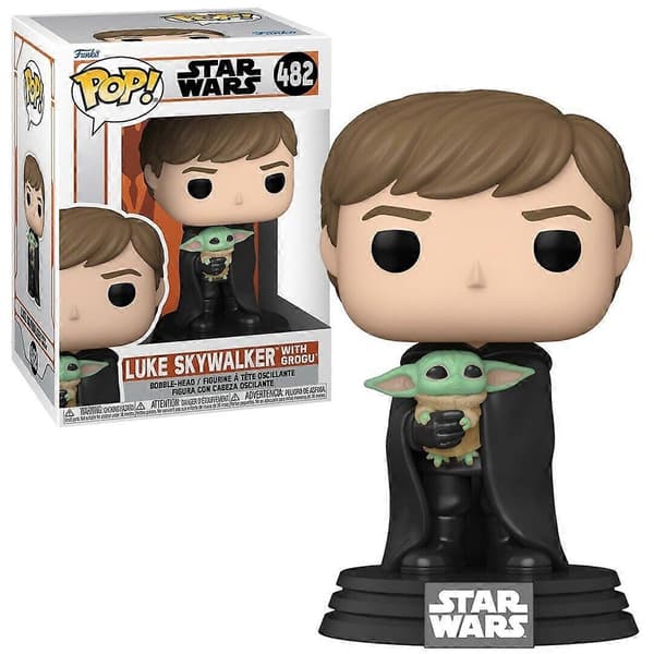 Luke ja Grogu The Mandalorian Pop! Star Wars Vinyylihahmo Multicolor One Size