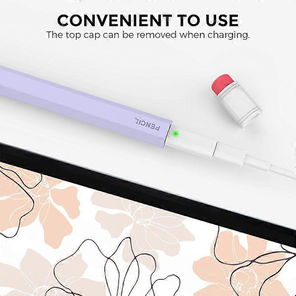 För Apple Pencil 1 AhaStyle PT180-1 Stylus Skyddsfodral För Apple Pencil 1 Yellow