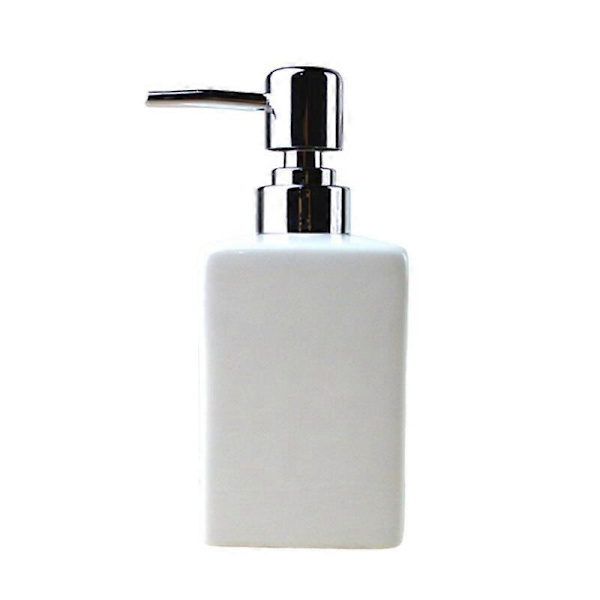 320 ml:n kylpyhuoneen keittiön keraaminen lotion nestesaippua-annostelijan säilytyspullosäiliö White
