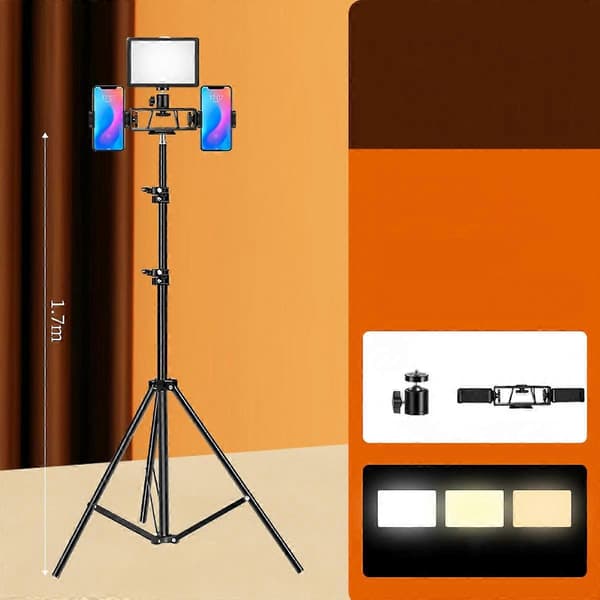 Kamera Lys LED Video Lyspanel Udfyldningslys Fuld Farve Output Video Bløde Lys