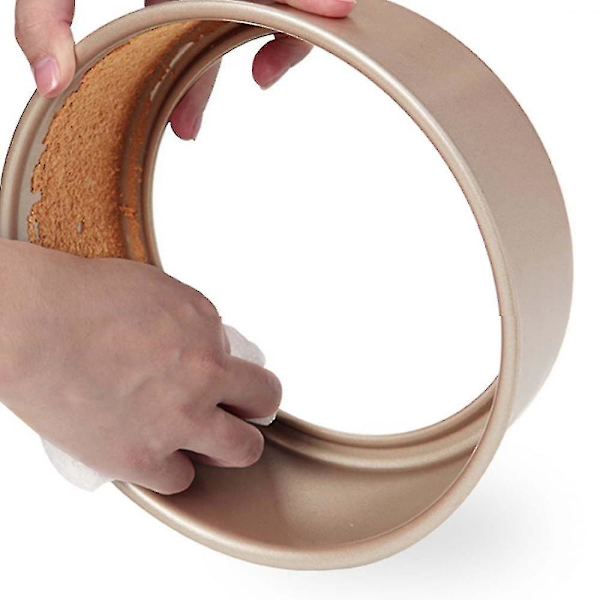 Kakformar 15 cm Non-stick Runda Kakformar Lös Botten