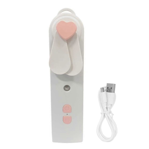 Bärbar Mini USB handhållen fläkt - Rosa