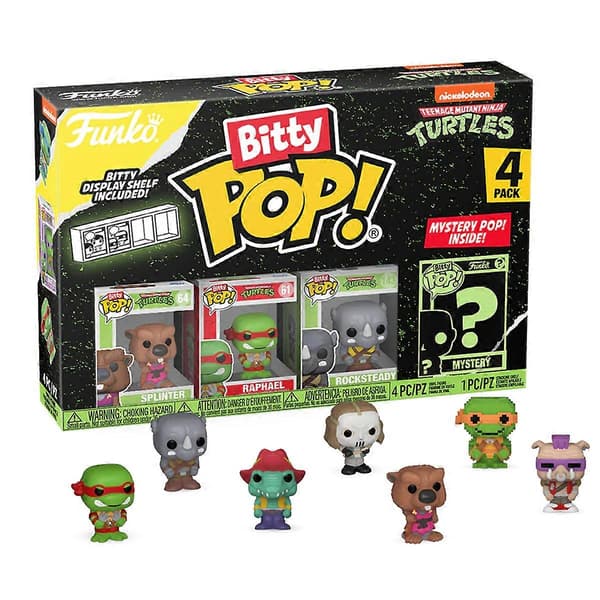 Tikku 4 kpl TMNT Bitty Pop! Vinyylihahmot Multicolor One Size