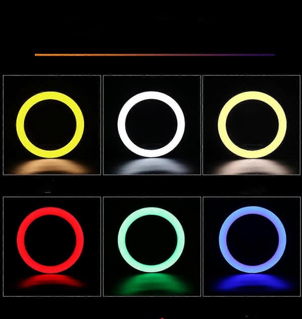26 cm RGB Beauty ring LED Live Fill Light